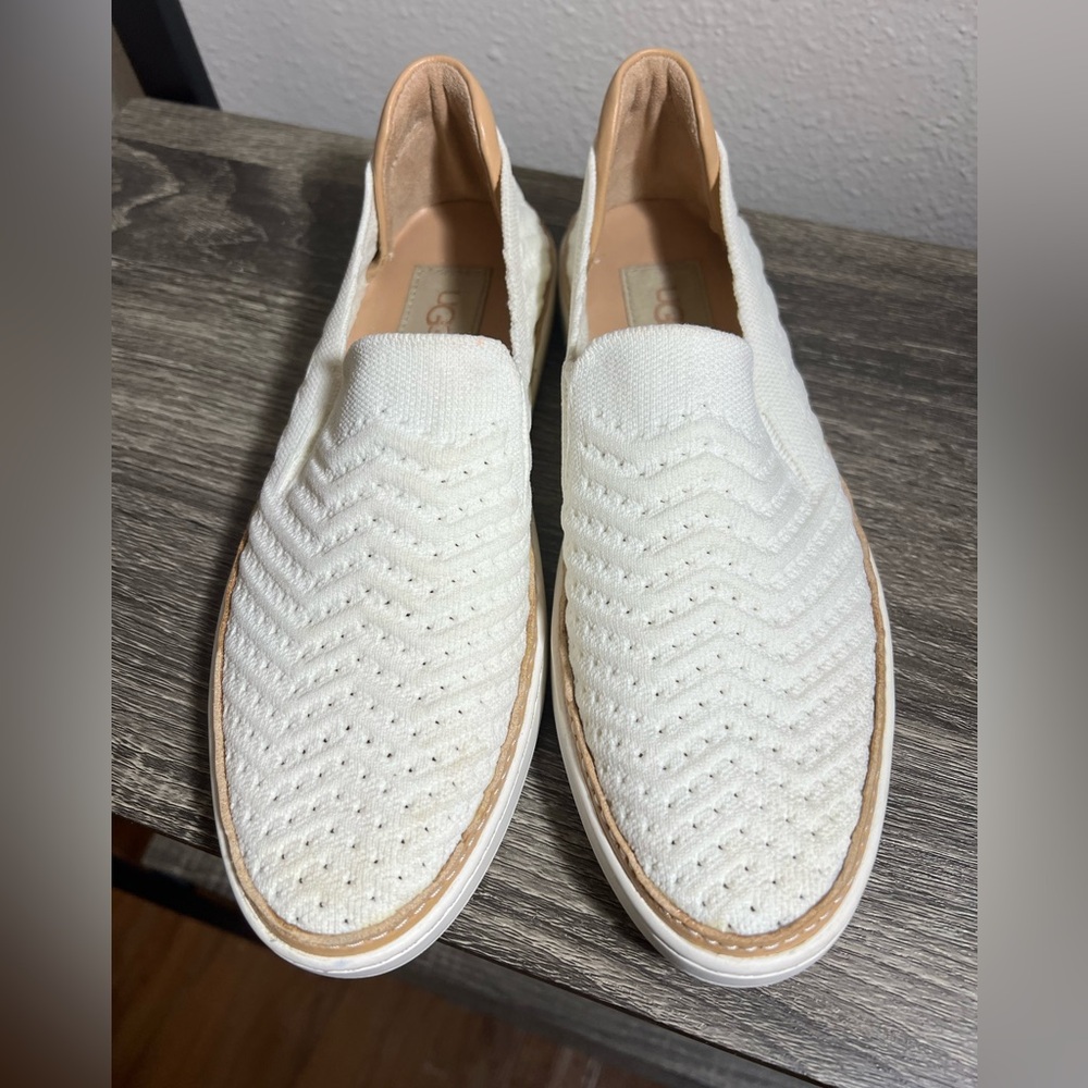 UGG Women’s Cream Slip-On Loafers